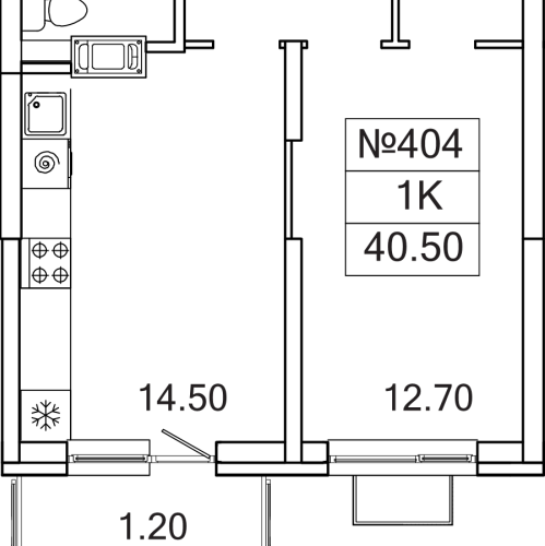 1-комн квартира Сапроново д., Калиновая ул.,  к. 8