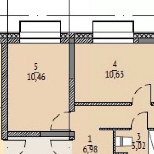 2-комн квартира Автомобильный проезд, 4