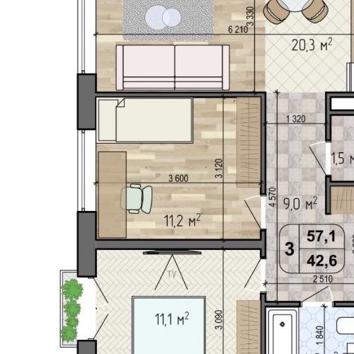 2-комн квартира Большая Филевская улица, 3к3