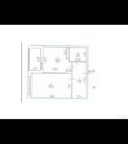 1-комн квартира бульвар Веласкеса, 7к3