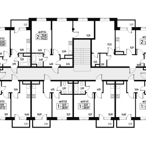 1-комн квартира улица Генерала Донскова, дом 29, корпус 6