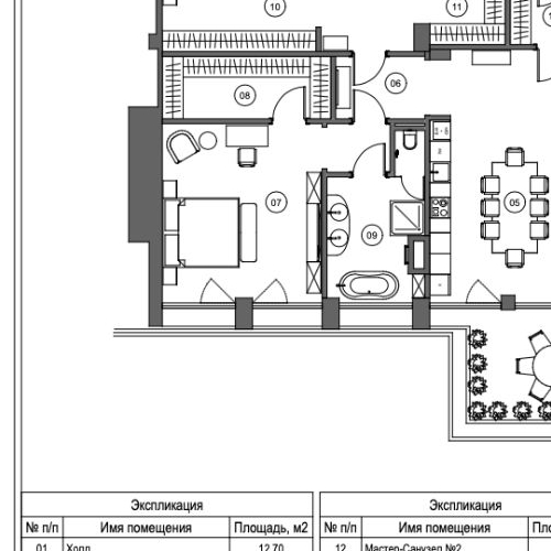 4-комн квартира Большой Левшинский переулок, 11
