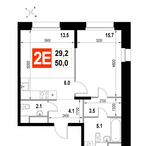1-комн квартира Мытищи г., Пионерская ул.,  к. 2.1