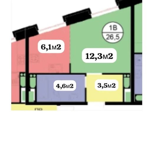 Студия Велтон Парк Новая Сходня мкр, д. Подолино, улица Беговая,  д. 14
