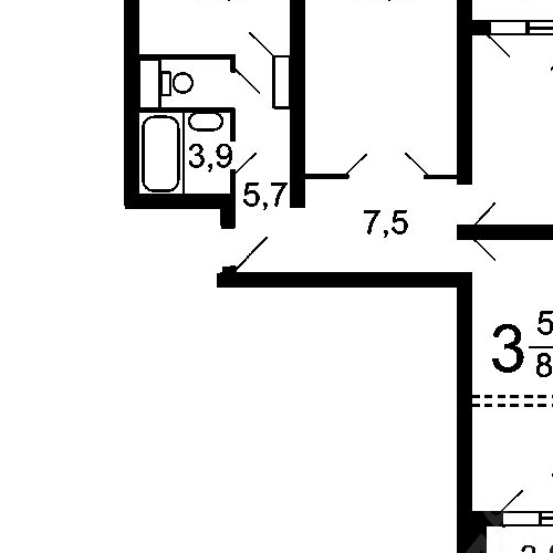 3-комн квартира Видное, улица Завидная, 18