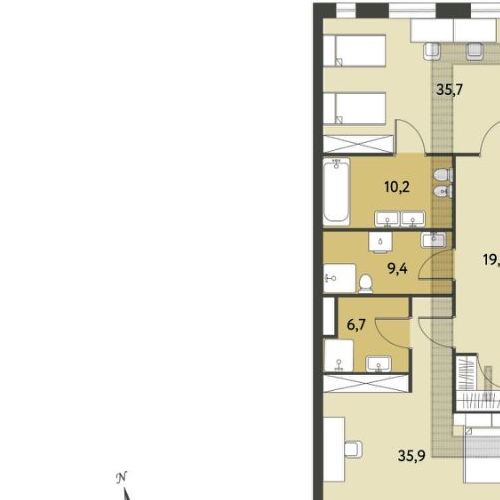 5-комн квартира Бутиковский переулок, 5