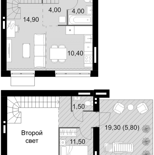 1-комн квартира Апрелевка г., Киевское ш.,  к. 1