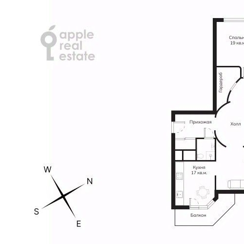 4-комн квартира Новочеремушкинская улица, 44К3