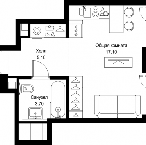 Студия Москва г.,  Волоколамское ш.,  к. Pacific 4