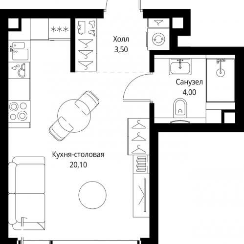 Студия Москва г., Верейская ул.,  к. SET.1.1