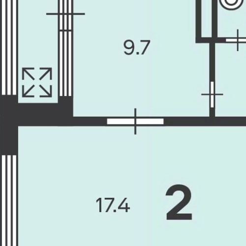 2-комн квартира улица Маршала Еременко, 5к1