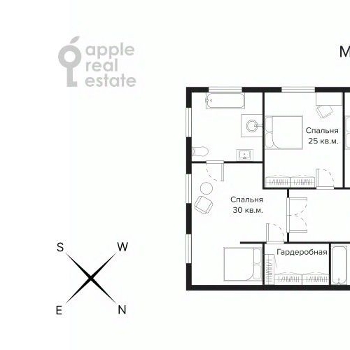 4-комн квартира Мосфильмовская улица, 70к2