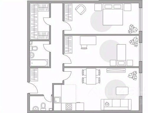 3-комн квартира улица Летчика Осканова,  д. 6