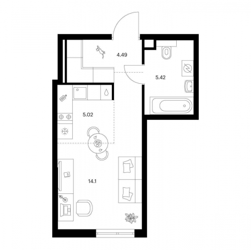 Студия Квартал Мит, корп. 3.4