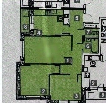 3-комн квартира Митино Дальнее мкр, д. Брехово,  д. 14