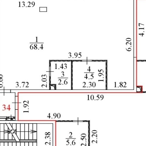 3-комн квартира проезд Досфлота, 12