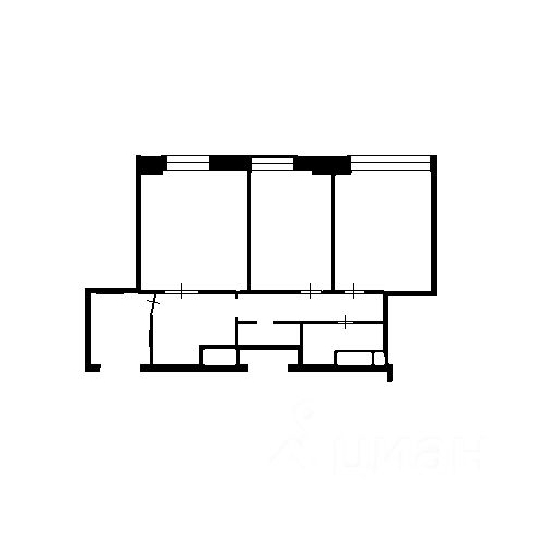 3-комн квартира улица Василисы Кожиной, 13