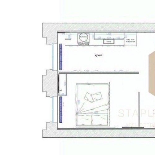 1-комн квартира Софийская набережная, 34
