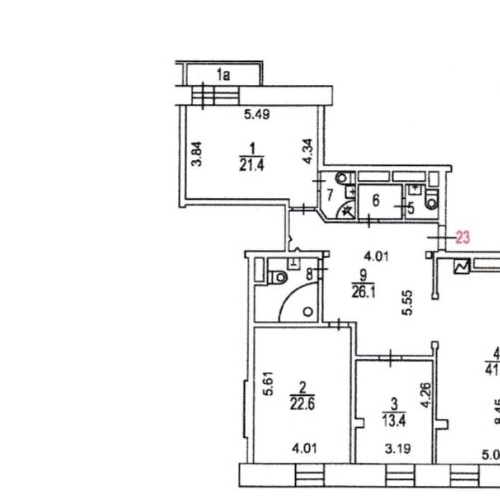 3-комн квартира Леонтьевский переулок, 11