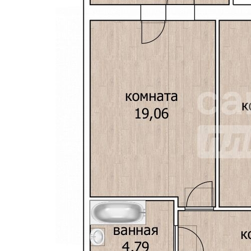 2-комн квартира Мытищи, улица Кедрина, 1