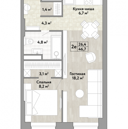 1-комн квартира Коммунарка п., Александры Монаховой ул.,  к. 1