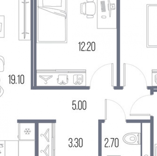2-комн квартира Ленинградское ш