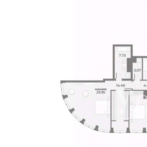 5-комн квартира Дружинниковская улица, 15