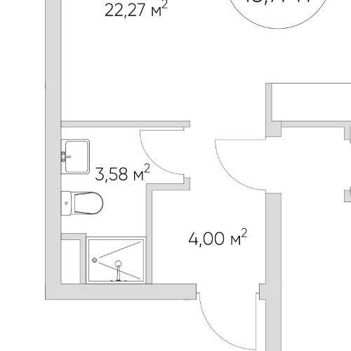 2-комн квартира Автомобильный проезд, 4
