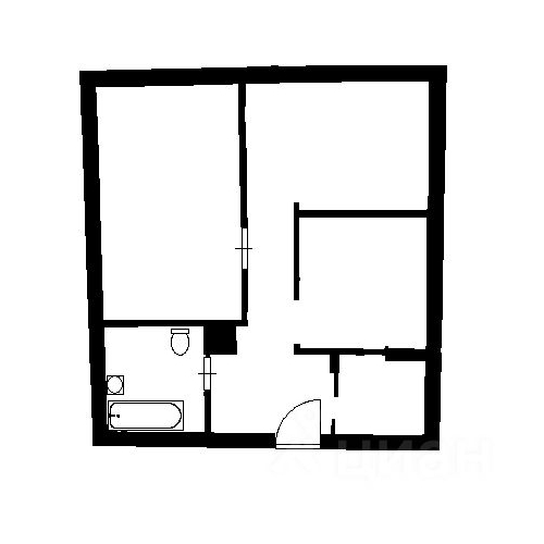 2-комн квартира Лобня, Окружная улица, 13