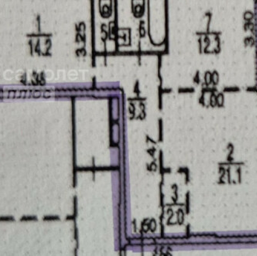 2-комн квартира Рассказовка д,  д. 4