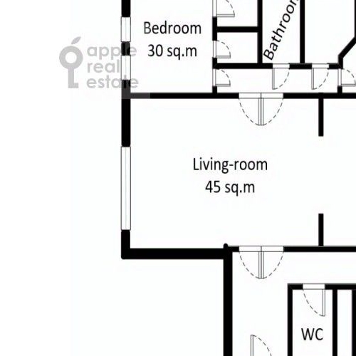 4-комн квартира 1-й Неопалимовский переулок, 8