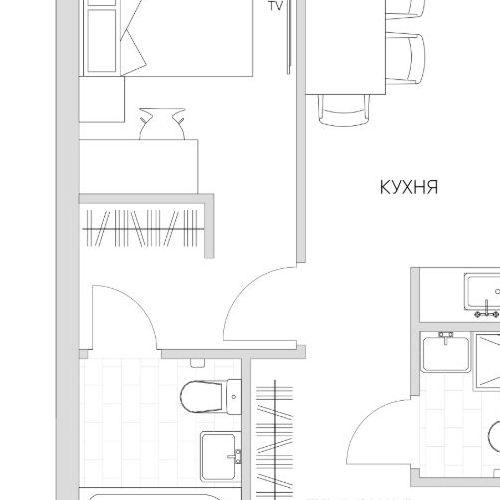 1-комн квартира Автомобильный проезд, 4