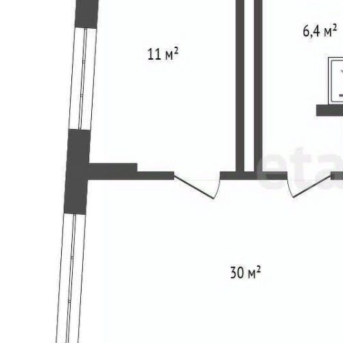 1-комн квартира Профсоюзная улица, 64к2
