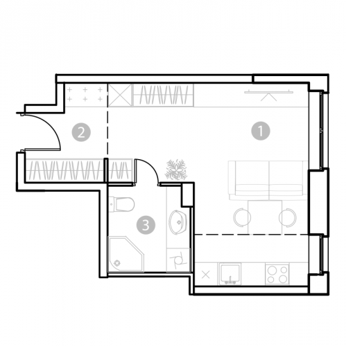 Студия Москва г., Потешная ул.,  к. 1