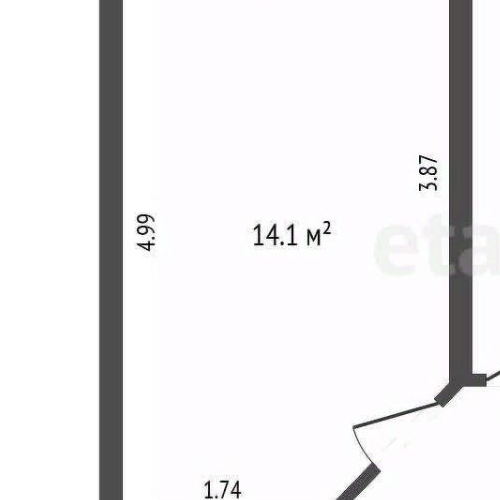 1-комн квартира Раменское, улица Лучистая, 2