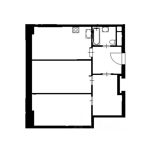 2-комн квартира улица Василисы Кожиной, 13