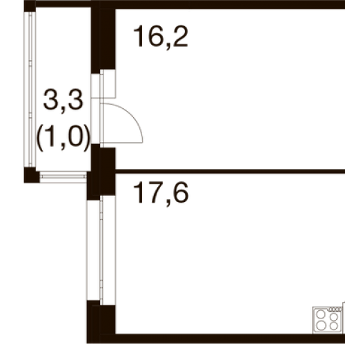 1-комн квартира Балашиха г., Проектная ул.,  к. 1