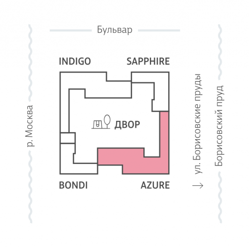 3-комн квартира Борисовские Пруды улица, д.1