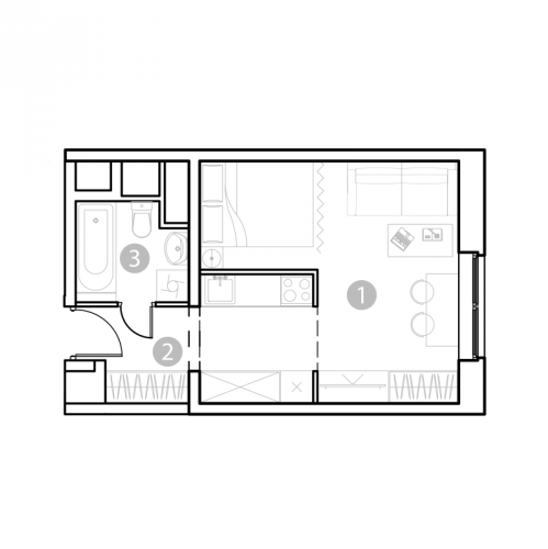 Студия Москва г., Потешная ул.,  к. 1