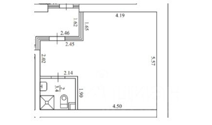 Студия улица Жемчужная, 1к13