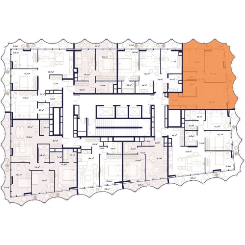 2-комн квартира Сельскохозяйственная ул., 26, стр. 11