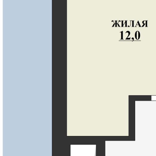 1-комн квартира Одинцово, 3