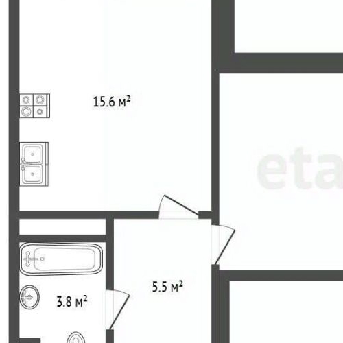 1-комн квартира Ивантеевка, Заводская улица,  д. 9А