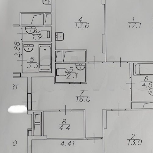 3-комн квартира улица Наташи Качуевской, 5