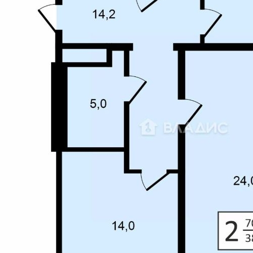 2-комн квартира Боровское шоссе, 2к5