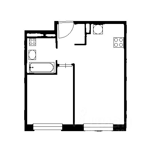 1-комн квартира Ясеневая улица, 12к1