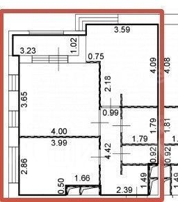 2-комн квартира Одинцово, 1