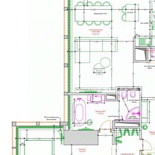 4-комн квартира 1-й Красногвардейский проезд, 22с2