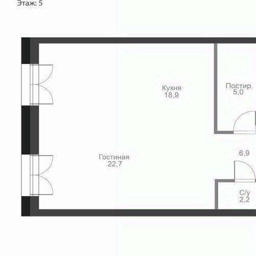 3-комн квартира Тессинский переулок, 1