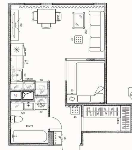 Студия проспект Магеллана, 2